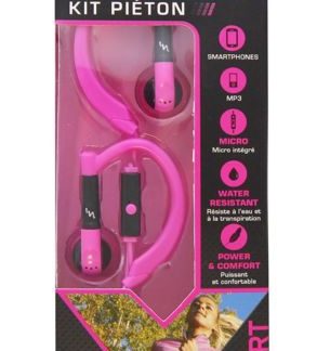 AURICULAR TNB ESTEREO SPORT MANOS LIBRES ROSA ESSPPINK