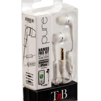 AURICULARES TNB MANOS LIBRES MICROFONO VOLUMEN BLANCO KPPUREWH