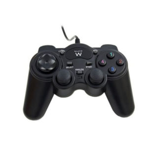 GAMEPAD EWENT EW3170 DUAL SHOCK USB NEGRO